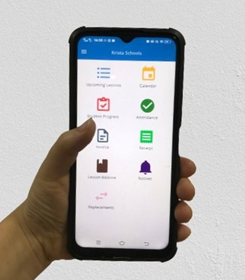 Launching of Krista’s latest school management App